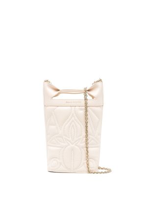 Alexander McQueen quilted leather bucket bag