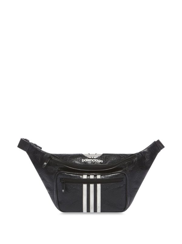 Balenciaga x Adidas trefoil-logo belt bag