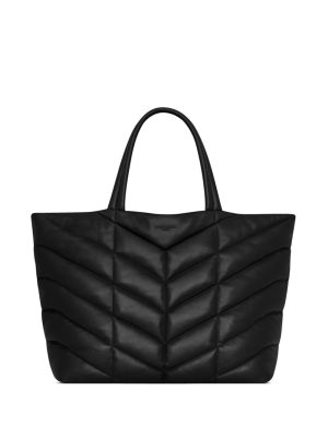 Saint Laurent Puffer leather tote bag