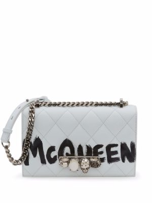Alexander McQueen logo-print cross-body bag