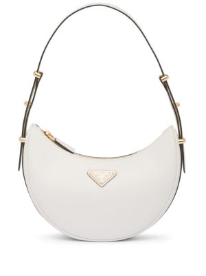Prada Arqué leather shoulder bag
