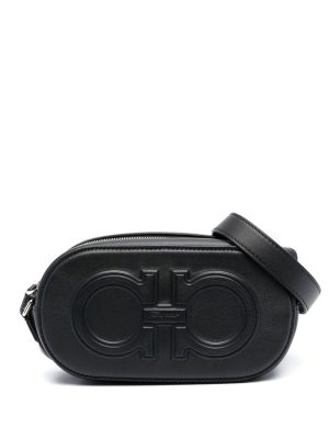 Ferragamo Gancini-detail shoulder bag