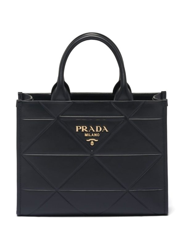Prada small Symbole leather tote bag