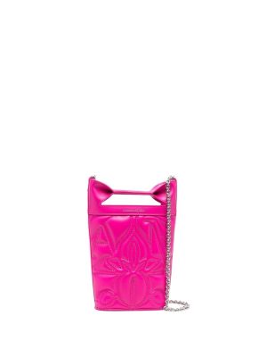 Alexander McQueen leather bucket bag