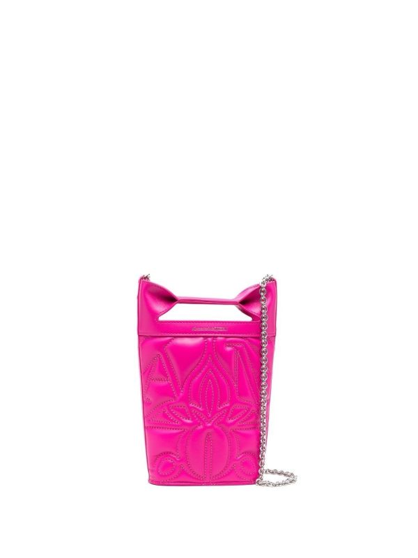 Alexander McQueen leather bucket bag
