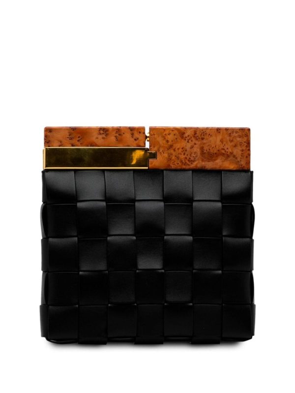 Bottega Veneta  Intrecciato Snap clutch bag
