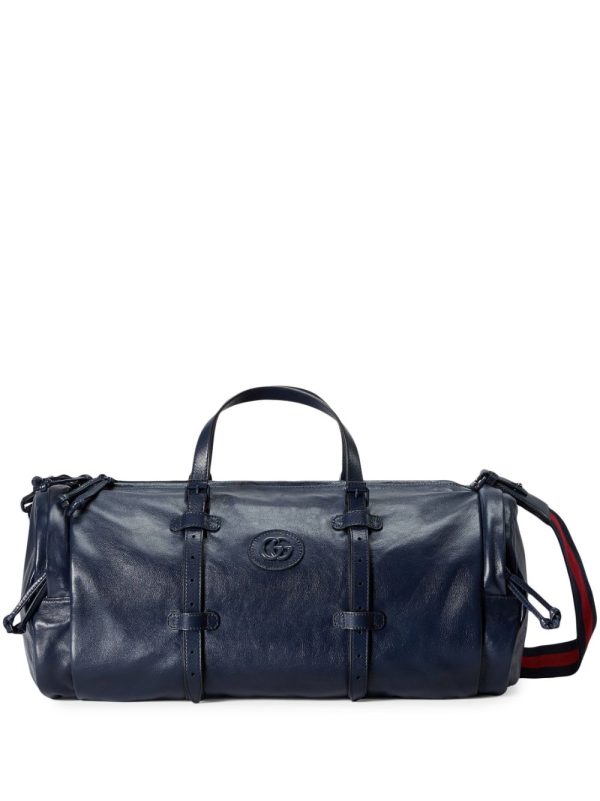 Gucci Double-G leather duffle bag