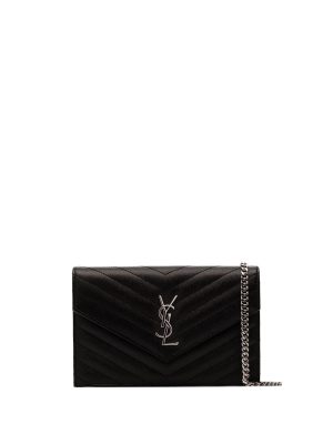 Saint Laurent Envelope matelassé clutch