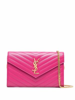 Saint Laurent monogram wallet-on-chain