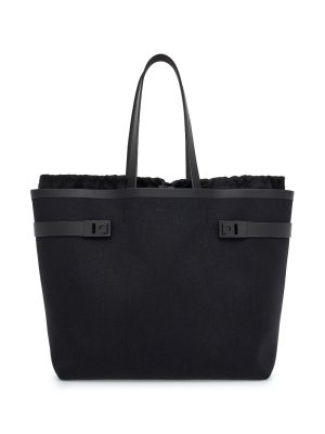 Ferragamo Gancini-buckle canvas tote bag