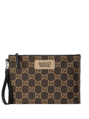 Gucci GG recycled polyester clutch