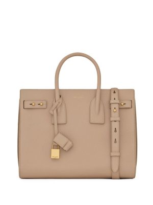 Saint Laurent Sac de Jour leather tote bag