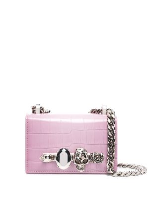 Alexander McQueen four-ring detail crossbody bag