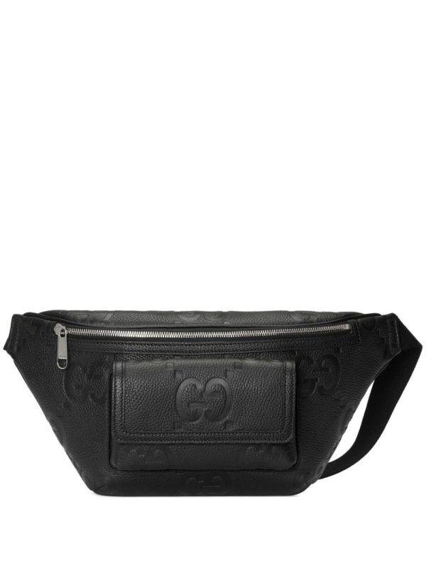Gucci Jumbo GG monogram embossed belt bag
