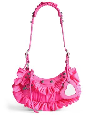 Balenciaga Le Cagole ruffles shoulder bag