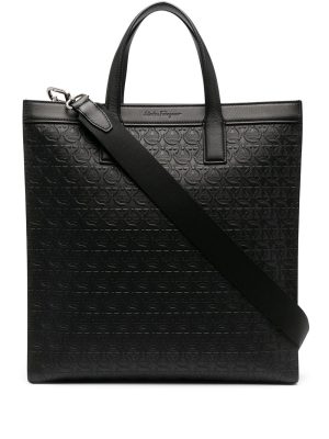 Ferragamo logo-embossed tote bag