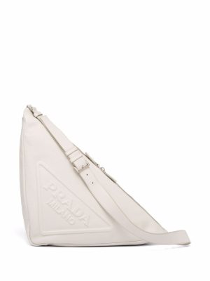Prada Triangle Saffiano-leather shoulder bag