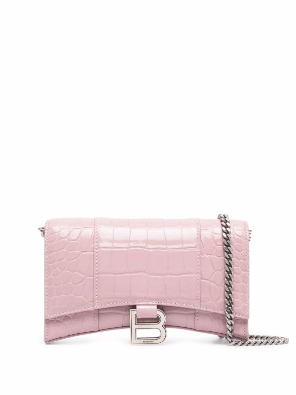 Balenciaga Hourglass chain wallet