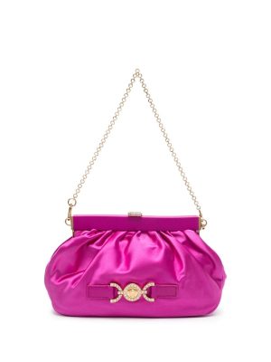 Versace Medusa-plaque clutch bag