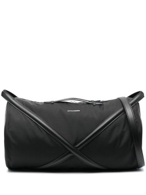 Alexander McQueen criss-cross strap detail holdall