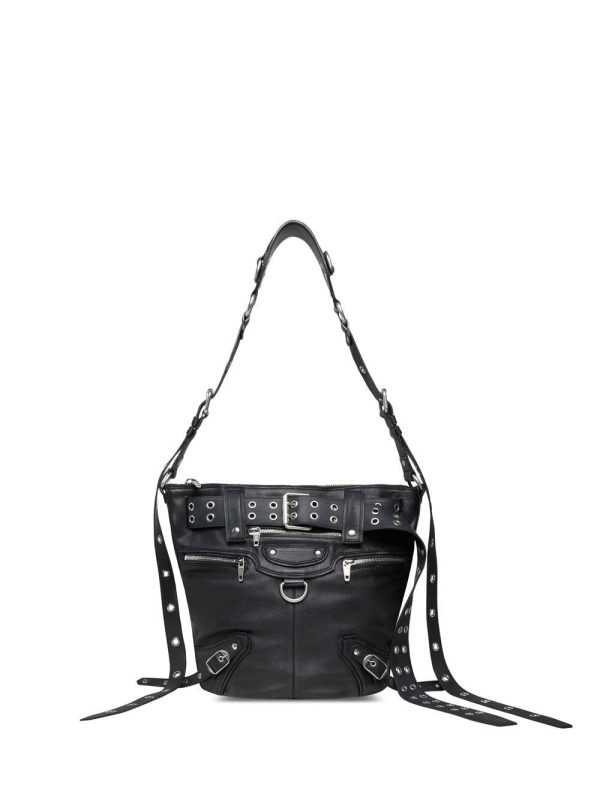 Balenciaga Emo leather bucket bag
