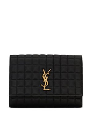 Saint Laurent Cassandre quilted clutch bag