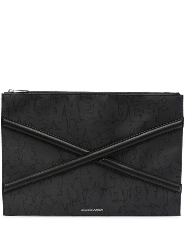 Alexander McQueen The Harness zipped clutch