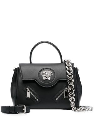 Versace La Medusa small leather tote bag