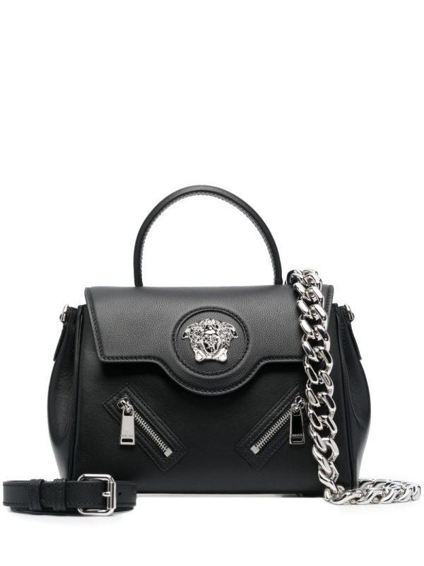 Versace La Medusa small leather tote bag