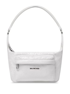 Balenciaga Raver logo-print shoulder bag