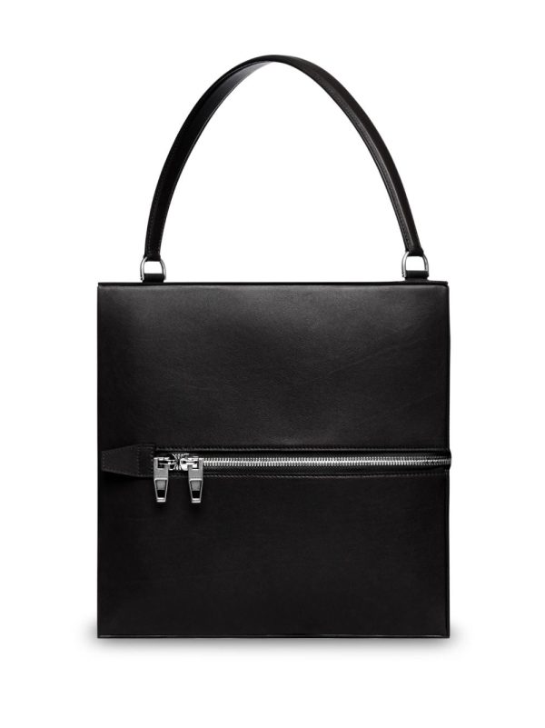 Balenciaga zip-detail leather tote bag