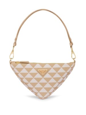 Prada embroidered jacquard mini bag