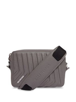 Balenciaga Car embossed-leather camera bag