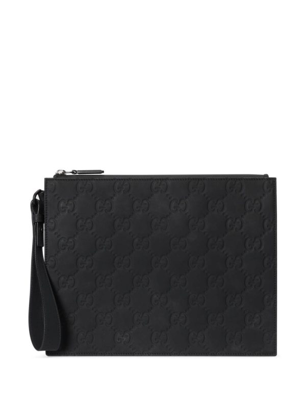 Gucci GG monogram clutch bag