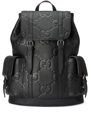Gucci Jumbo GG leather backpack