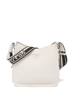 Prada triangle-logo hobo shoulder bag