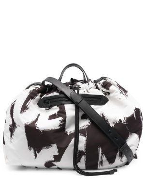 Alexander McQueen graffiti logo-print tote bag
