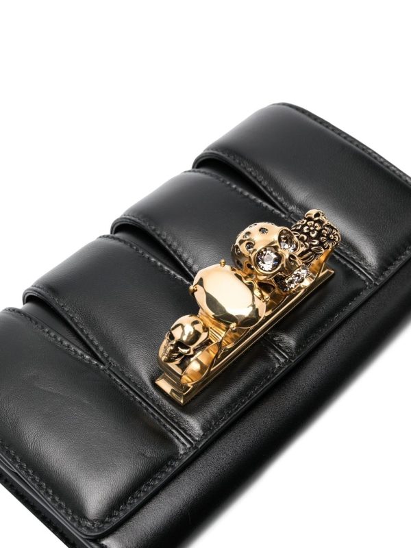 Alexander McQueen mini Jewelled satchel bag