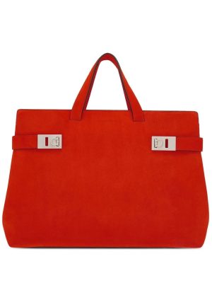 Ferragamo Gancini-fasten large tote bag
