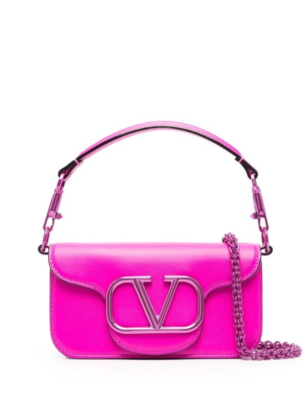 Valentino Garavani Locò logo-plaque shoulder bag