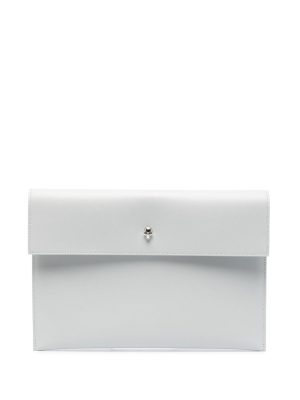 Alexander McQueen skull-embellished clutch bag