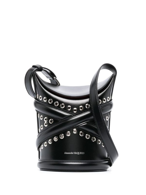 Alexander McQueen The Curve studded crossbody bag