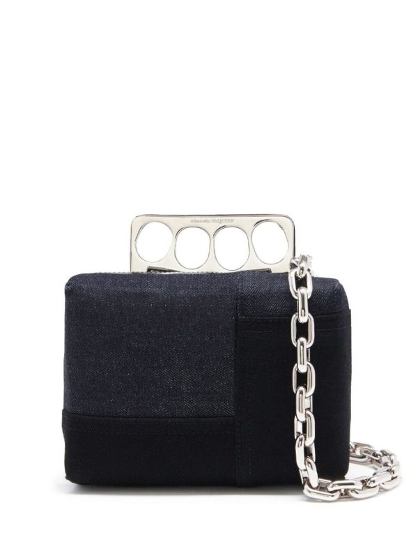 Alexander McQueen mini The Grip messenger bag
