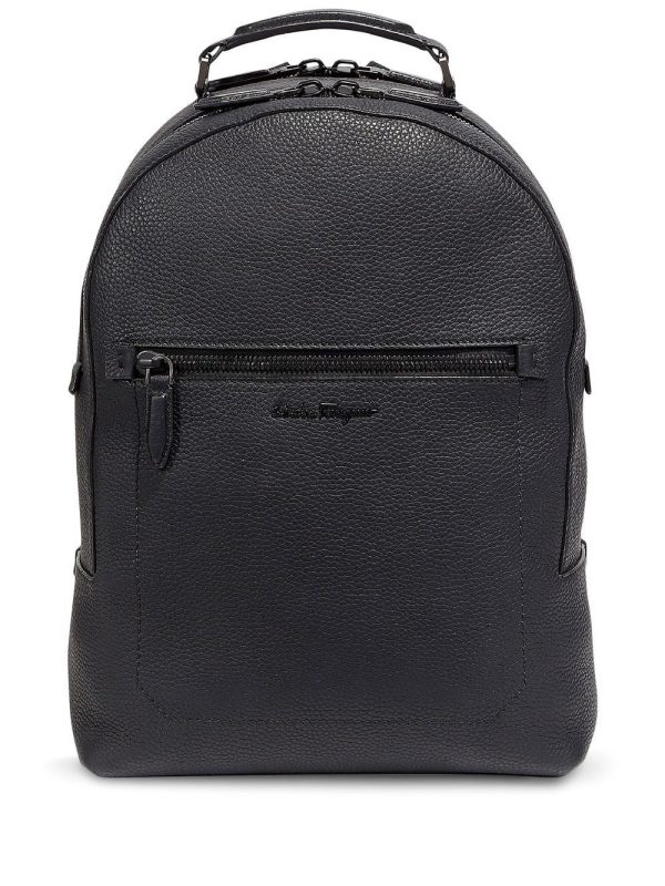 Ferragamo embroidered logo backpack