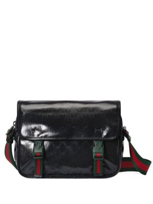 Gucci GG crystal-embellished messenger bag