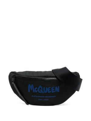 Alexander McQueen logo-print belt bag
