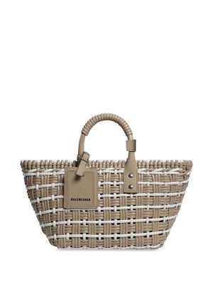 Balenciaga logo-print tote bag