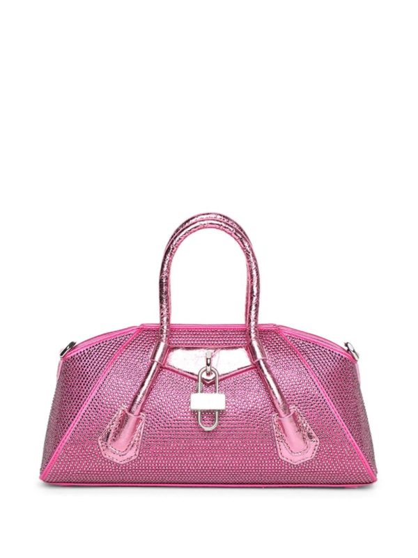 Givenchy mini Antigona Stretch crystal-embellished bag