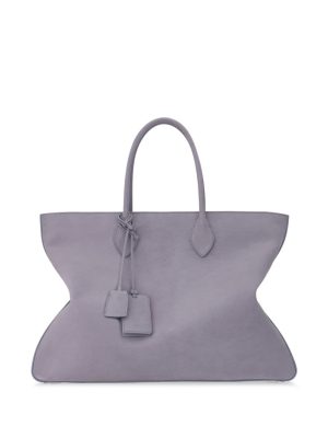 Ferragamo logo-stamp leather tote bag