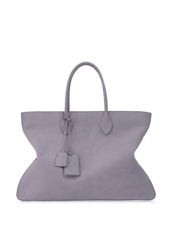Ferragamo logo-stamp leather tote bag